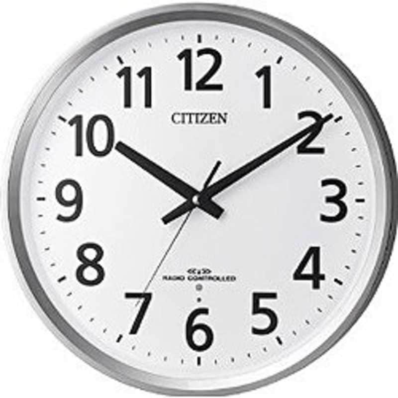 RHYTHM リズム　電波掛け時計パルウェーブM475　8MY475-019