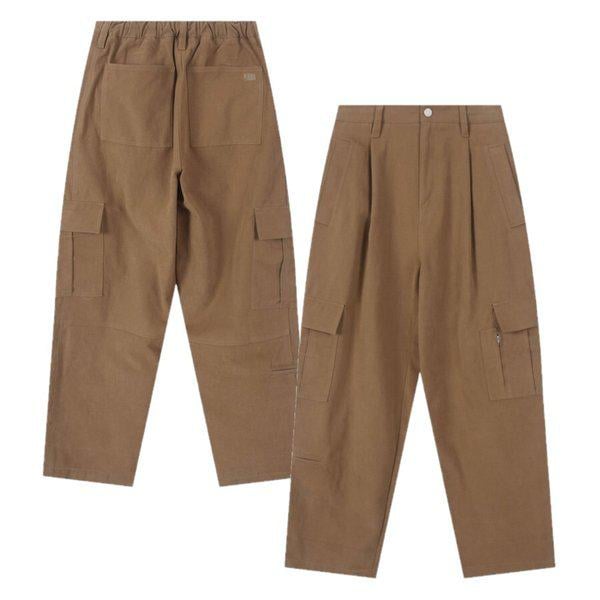 ピーチ ワンタック カーゴ パンツ (ベージュ) N254PT021P_s