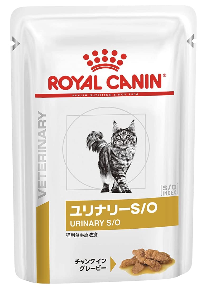 ［食事療法食］ロイヤルカナン ベテリナリーダイエット 猫用 ユリナリーS/O ウェット パウチ 85g×24コ