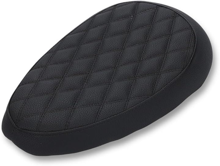 スーパーカブ C50 C70 C90 リトルカブ バイクシート ダブルクロスステッチ 座席 カスタム パーツ 外装 ホンダ 社外品(ブラック)