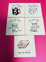 TXT Cat&amp;Dog サノク ステッカー シール TXT テヒョン サノク cat&dog ステッカー - メルカリ
