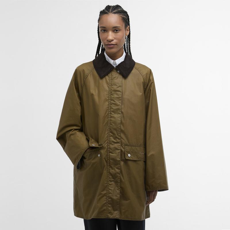 [26SS] 女性 ベージュ Wren ワックス ジャケット (URJU6E305I3)