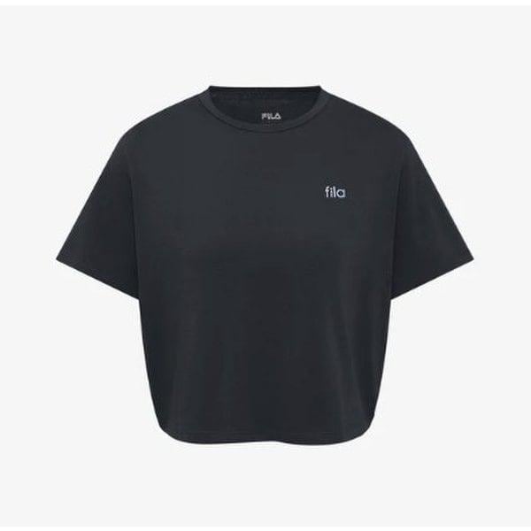 Drywave セミクロップ グラフィック半袖Tシャツ FS262RS02F004006