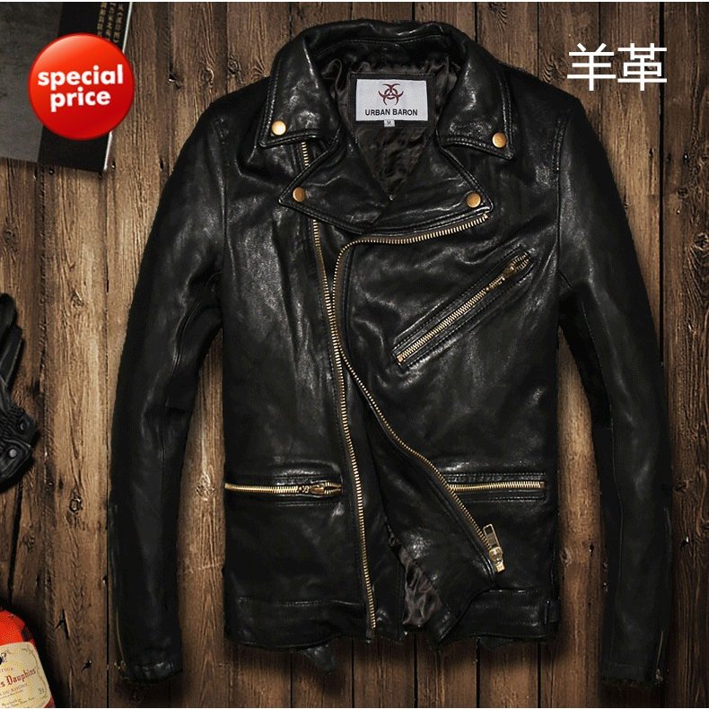 セール　バイクジャケット　ライダースジャケット　本革　レザージャケット　ジャケット　革ジャン　新品メ