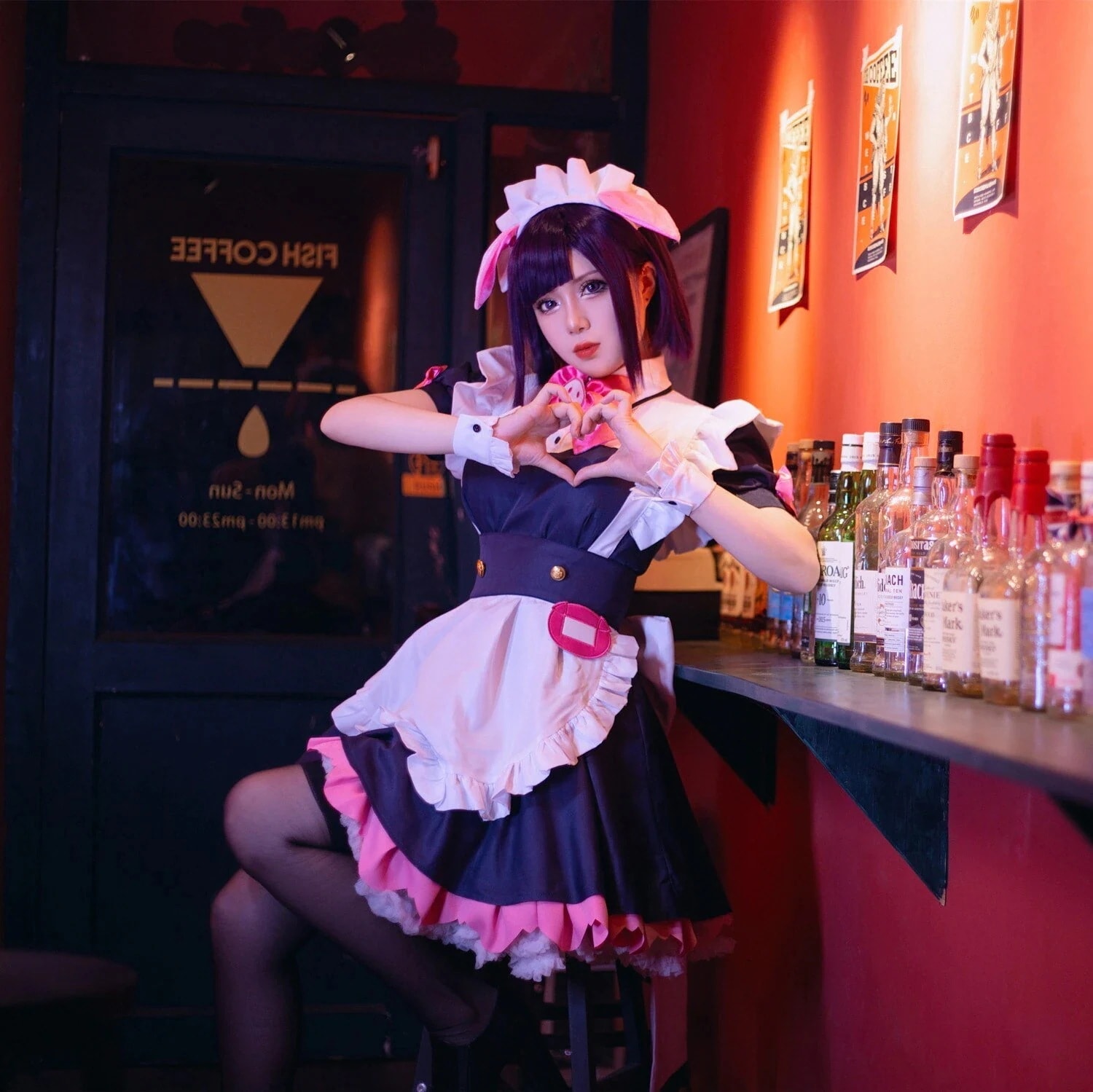 アキバ冥途戦争 メイドカフェ 和平なごみ 万年嵐子 ゆめち しぃぽん コスプレ衣装 コスチューム
