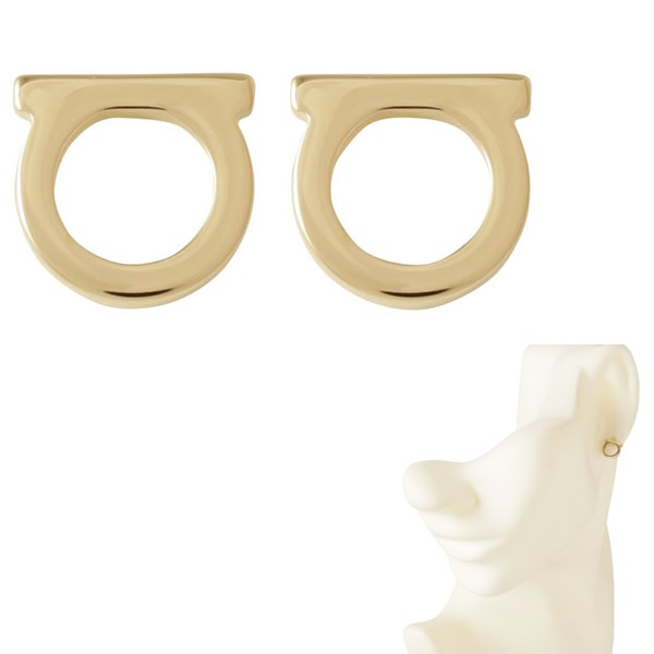 ピアス STUD GANCIO DIA8 760120 ゴールド OROGIOVELUC 696432