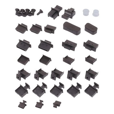 他サイト： コネクタカバー ゲーミングPC用 ブラック DC-023の商品画像