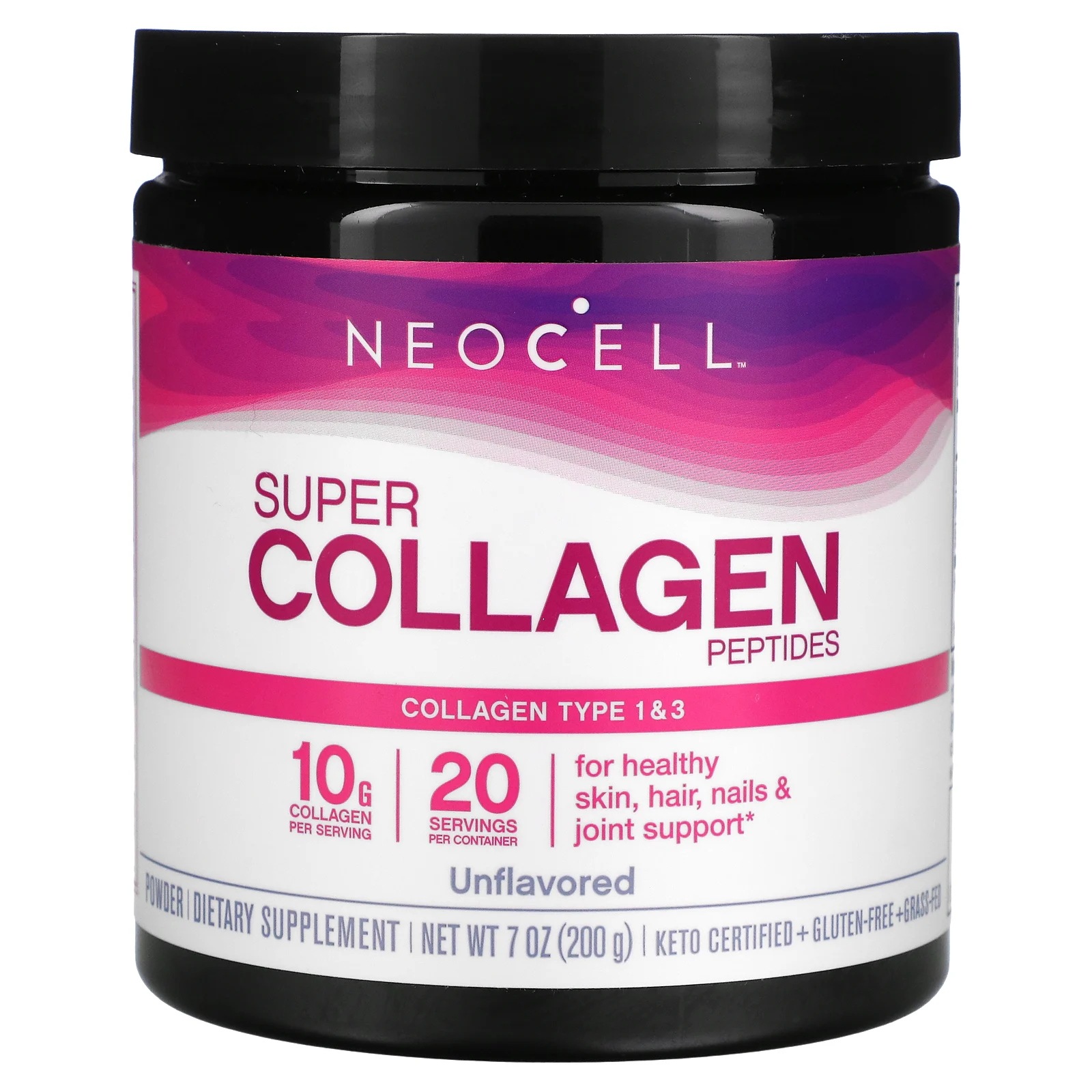 Neocell プレゼント 【オープニング Super Collagen スーパーコラーゲン 7オンス 無香料198g