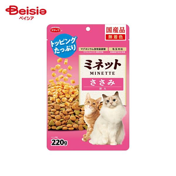 ミネット スタンドパックささみ添え 220g ×18 ペット