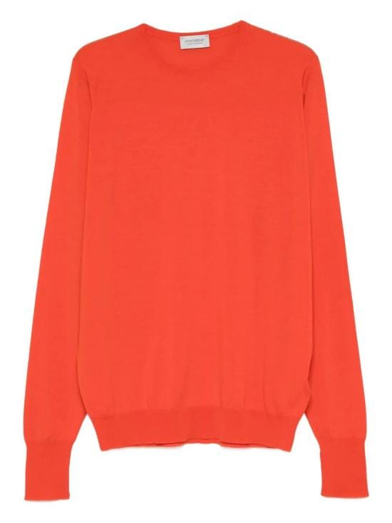 JOHN SMEDLEY Men Sweater MARCUS HARDWICK ORANGE