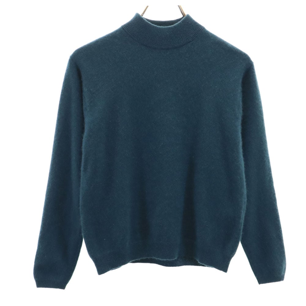 フレンチラルゴ カシミヤ100％ 長袖 セーター 青緑系 FRENCH LARGO ニット レディース 古着 5,005円