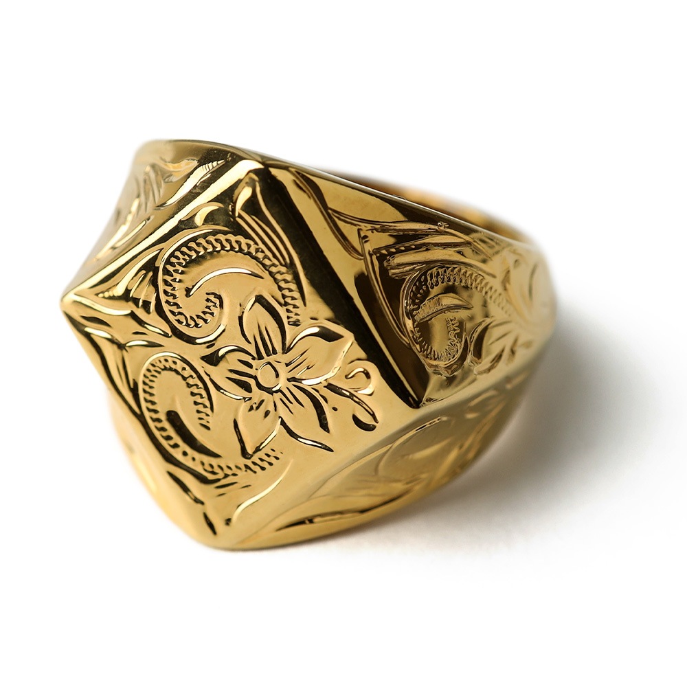 BFF 印台リング カレイキニ [bffr013-g-l]