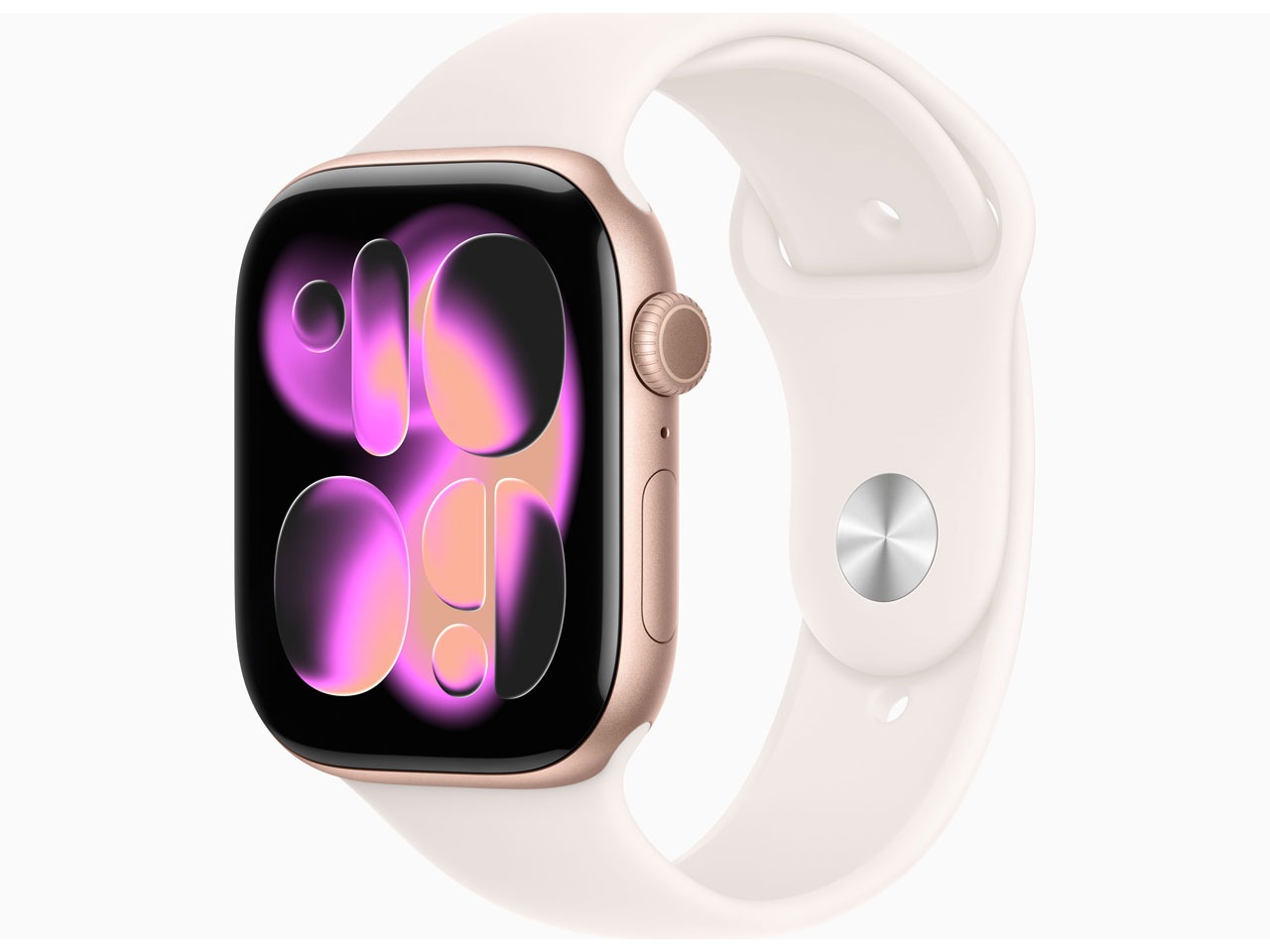 Apple Watch Series 11 GPS+Cellularモデル 46mm MFCG4J/A [ローズゴールド・ライトブラッシュスポーツバンド S/M]