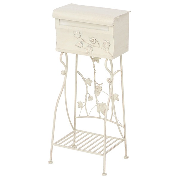 不二貿易 38175 メールボックス グレープ WH メーカー直送