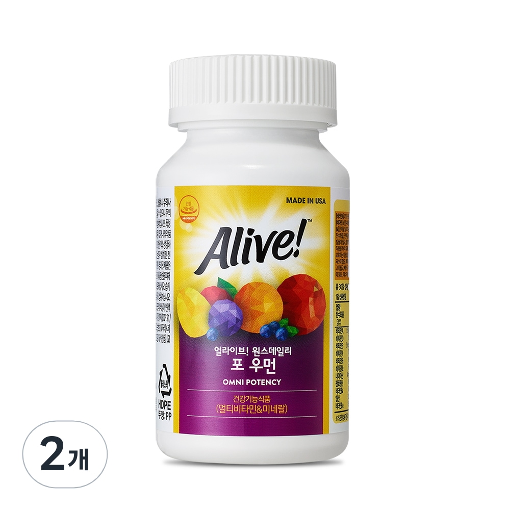 アライブワンスデイリーフォウマンマルチビタミン30錠2個