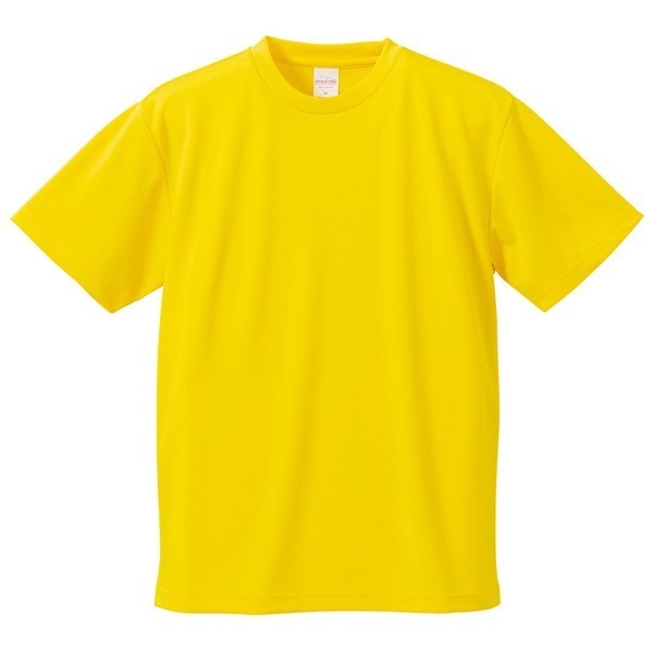 UVカット/吸汗速乾/5枚セット/4.1オンスさらさらドライ Tシャツ カナリア イエロー XXL