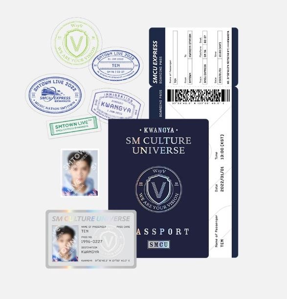 クン★WayV SMCU EXPRESS エンブレムバッチ　トレカ　NCT SMTOWN エンブレムバッチ トレカ NCT WayV テン - メルカリ