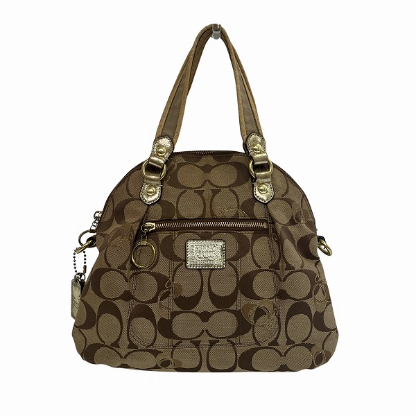 コーチ COACH シグネチャー F18754 バッグ ハンドバッグ レディース 【中古】