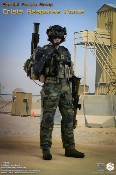EasySimple Special Forces Group Crisis Response Forc 1/6 アクションフィギュア 26049R