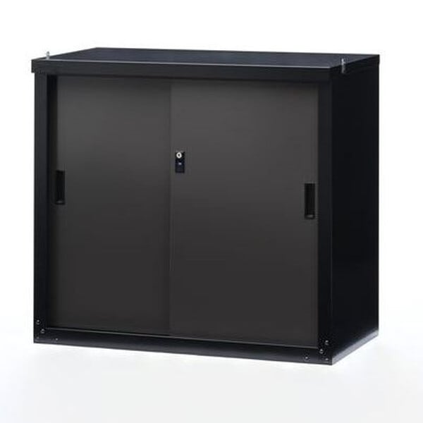 HS-83(BK/AGY) 家庭用収納庫83(ブラック/アッシュグレー) メーカー直送