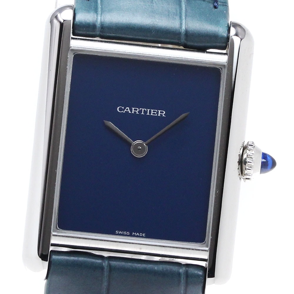 カルティエ CARTIER WSTA0055 タンクマストLM クォーツ ボーイズ 未使用品 箱・保証書付き_800722【中古】