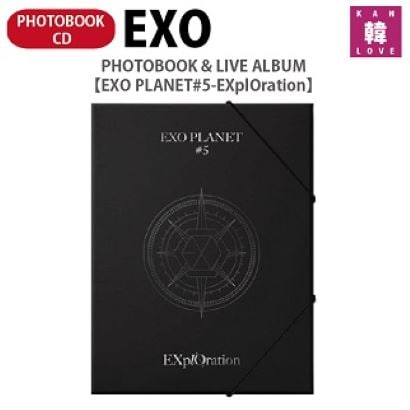 EXO PHOTOBOOK&LIVE CD アルバム【EXO PLANET #5-EXplOration】 公演フォトブック & ライブアルバム 生写真