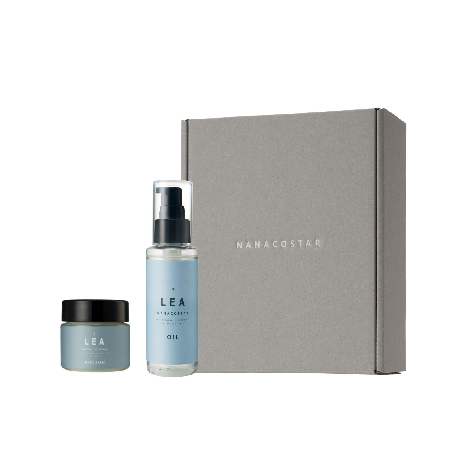 ナナコスター LEA ヘアオイル ＆ メイクバーム ギフト ボックス セット ギフト ヘアケア 柑橘系の香り 洗い流さない トリートメント サロン品 誕生日 プレゼント