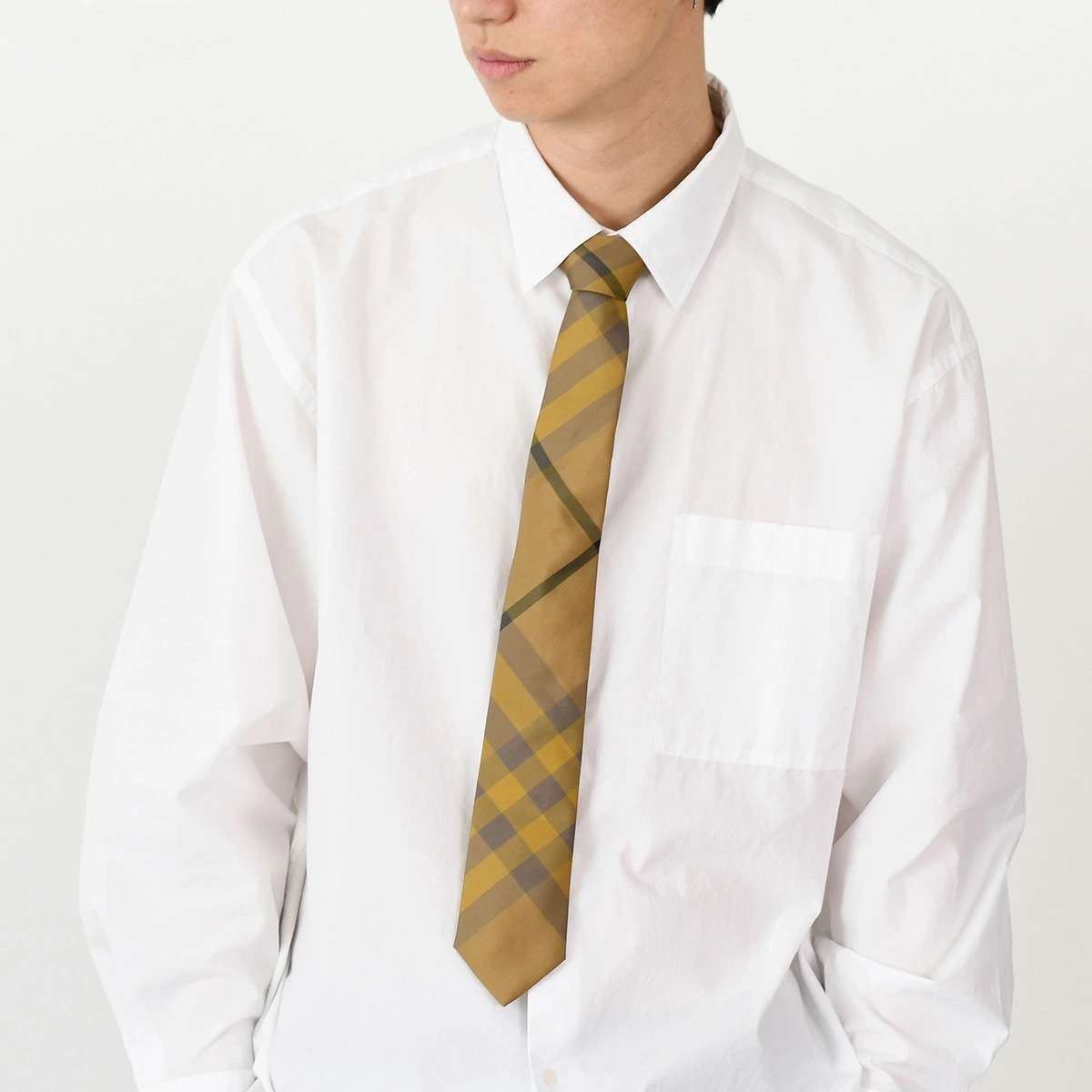 ネクタイ チェック シルクネクタイ 8083490 メンズ シルクタイ