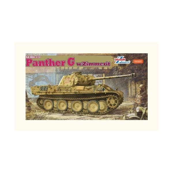 Dragon 1/35 Sd.Kfz.171 Panther G w/Zimmerit 39-45 Series # 6384 並行輸入品