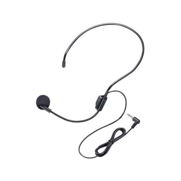 (5個セット) サンワサプライ ヘッドマイク(MM-SPAMP9交換用) MM-SPAMP9HMX5