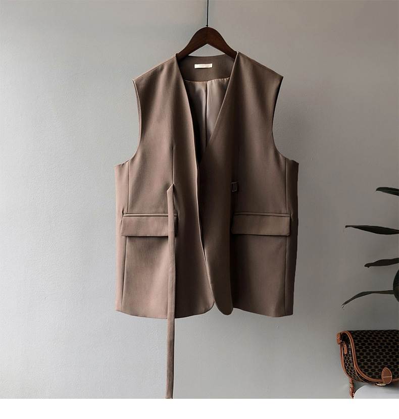 トップス ベスト スーツ オフィス カジュアル かわいい 大人可愛い 個性的 レディース きれいめ シンプル カジュアル 大人 上品 お洒落 かっこいい レトロ こなれ感 ラフ ガーリー ルーズ クー