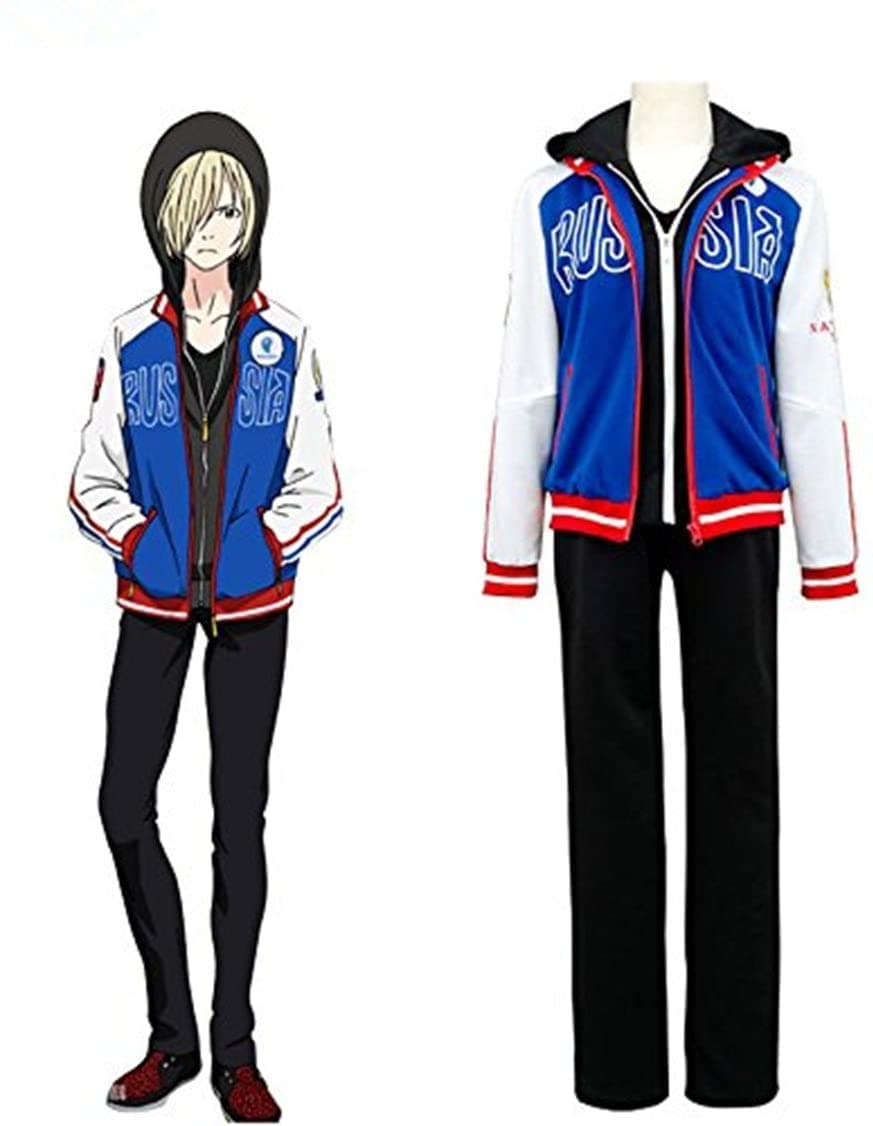 on ICEユーリプリセツキー 風運動服勝生勇利コスチューム 文化祭ハロウイーン衣装 仮装 変装