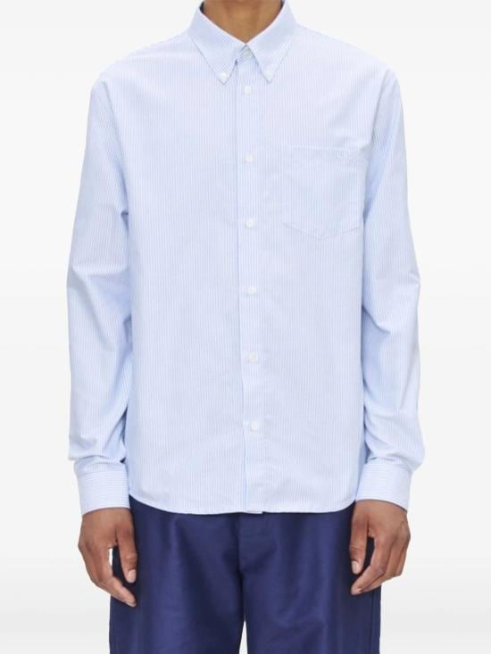 A.P.C. Men Shirts COHOCH12651 IAA Clear Blue