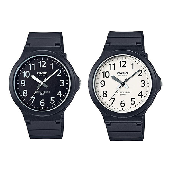 国内正規品 CASIO カシオ チープカシオ チプカシ 腕時計 手表 ペアウォッチ メンズ レディース ユニセックス 男女兼用 お揃い 同サイズ スタンダード シンプル アナログ 43ミリ ブラック
