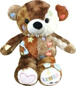 KAWAII BEAR　CHOCOLATE　Mサイズ　約29cmカワイイベアチョコレート　テイクオフ　ぬいぐるみ　TAKE　OFF　誕生日や記念日のギフトとして可愛いヌイグルミです BC-D