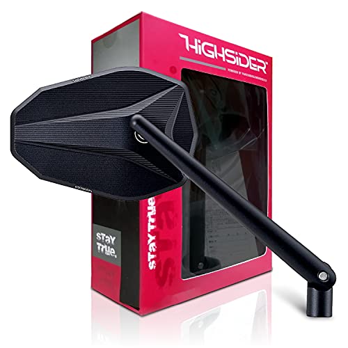 色：ブラック デイトナ(Daytona) バイクミラー HIGHSIDER(ハイサイダー) ロッドミ