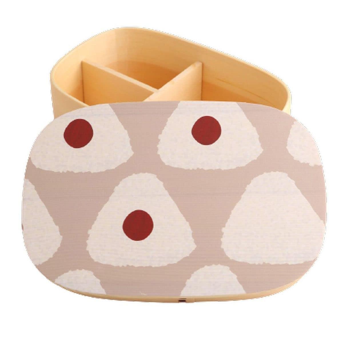 j-kitchens 曲げわっぱ 弁当箱 18.5cm × 12.5cm × 6.8cm 700ml ウレタンコーティング/絵：蒔絵調紀州加工 Current model