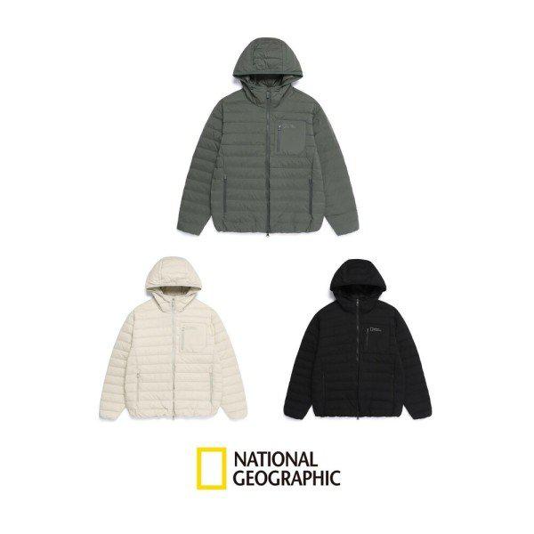 男性用アークティックフードチューブグースダウンジャンパー