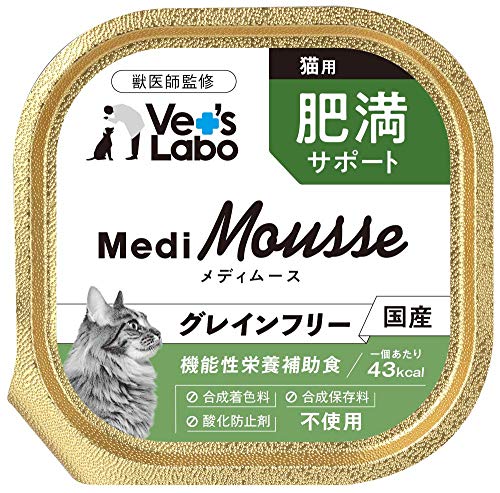 メディムース 猫用 肥満サポート 95g*24個
