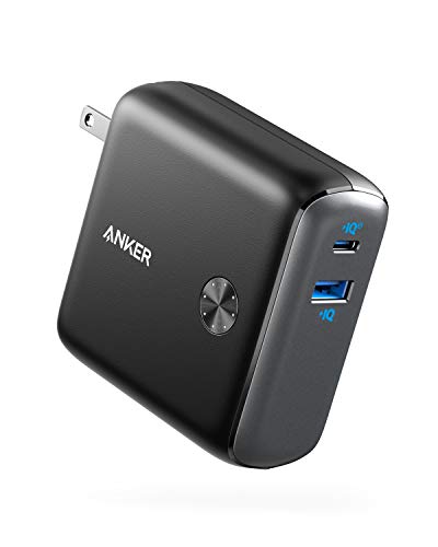 Anker PowerCore Fusion 10000 (9700mAh 20W PD モバイルバッテリー搭載USB充電器) 【コンセント一体型/折りたたみ式プラグ/USB Power Delive