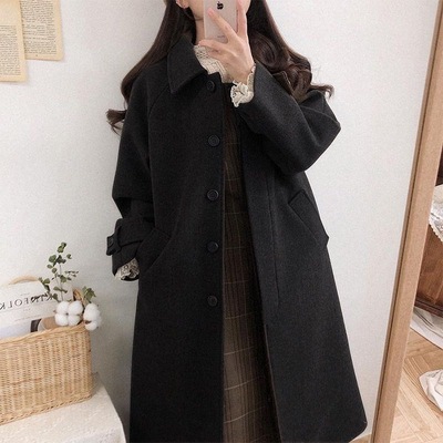 アウター デート コート 上着 ロングコート 袖あり 長袖 冬 10代 20代 30代 レディース 個性的 ブラウン ブラック S M L XL こなれ感 シック エレガント フェアリー 防寒