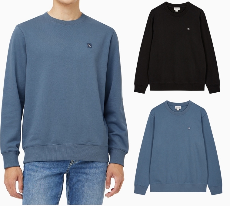 CK Badge Logo Sweatshirt (J326966)