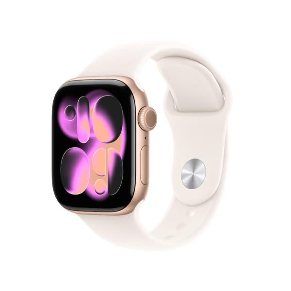 【新品未開封】 Apple Watch Series 11 GPSモデル 46mm MEV64J/A ローズゴールド-S/M 4549995623062