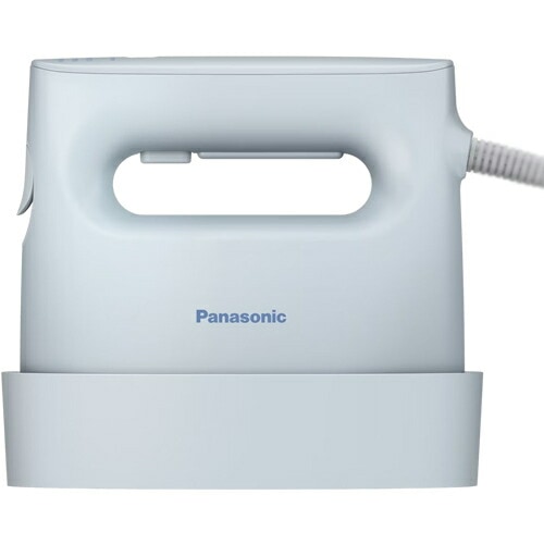パナソニック【Panasonic】衣類スチーマー クレイブルー コード付き 浸透スチーム 360度全方向噴射 アイロン NI-FS60C-A【すぐに使える「立ち上がり約19秒」】