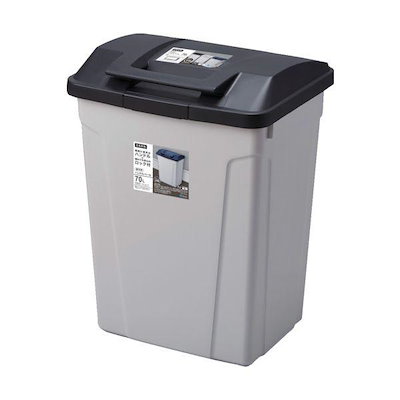 他サイト： アスベル 665073 ハンドル付分別ペール70L ブラックの商品画像