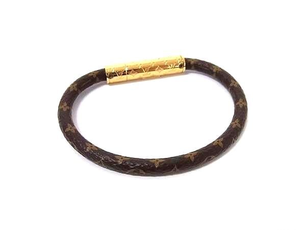 ブレスレット ブラスレ・LVコンフィデンシャル モノグラム M8274F ゴールド金具 ブラウン バングル アクセサリー ブランド 小物 記念日プレゼント 誕生日 男女兼用【本物保証】