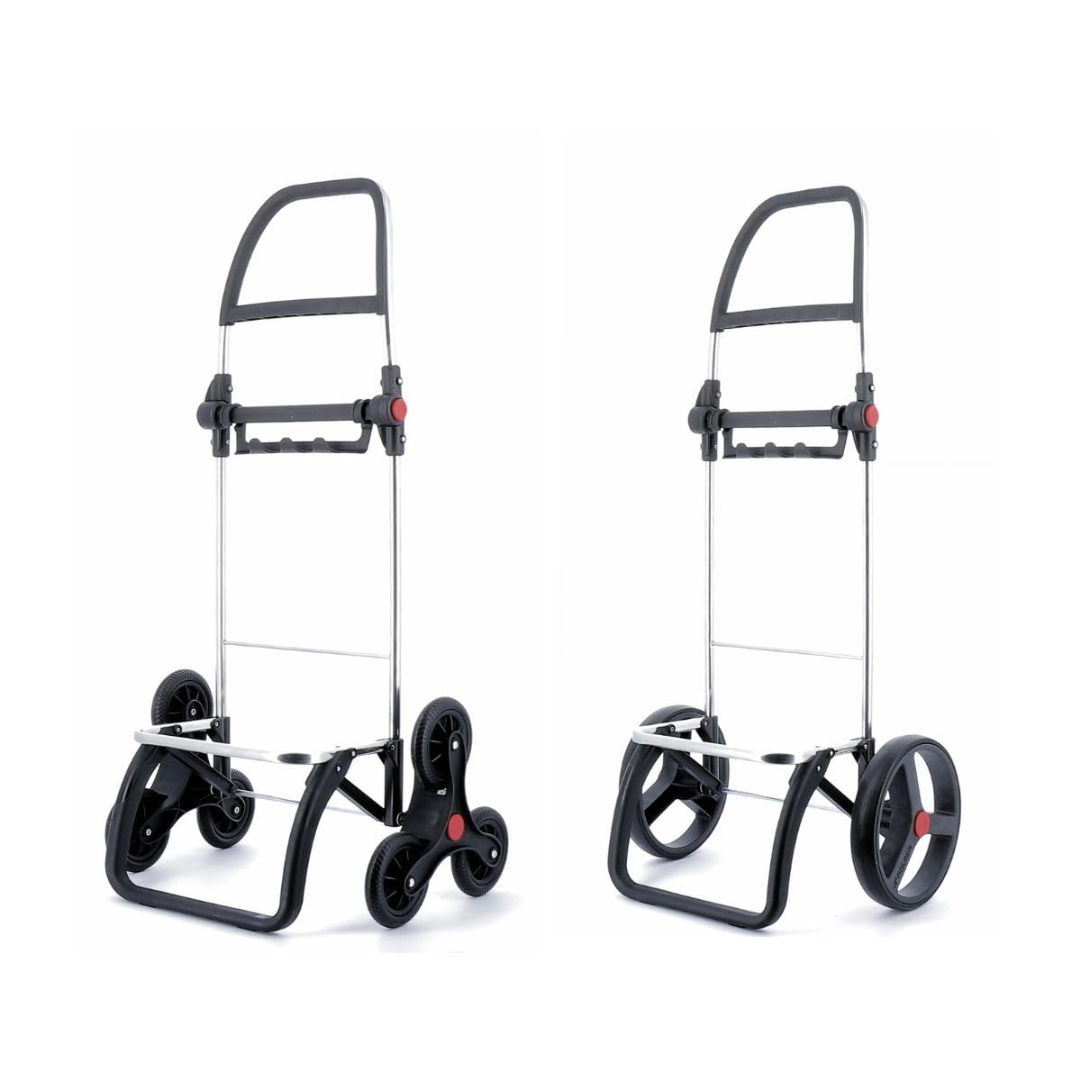 ロルサー(Rolser) ショッピングカート NSフレーム ロジック マウンテンプラス 2WAYフレーム カートのみ バッグ別売 6輪 階段対応 大きいタイヤ 2種類のタイヤ付 買い物カート 静音