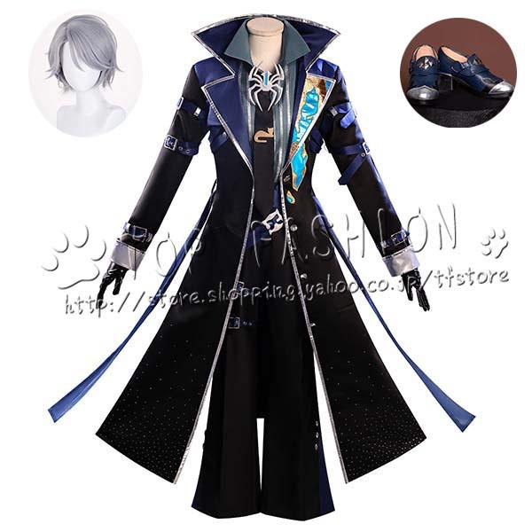 【品質良い 大好評中】IdentityV 第五人格 風 納棺師 イソップ・カール 変彩 コスプレ衣装 ウィッグ 靴 cosplay コスチューム ハロウィン クリスマス