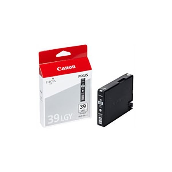 (まとめ) (純正品) Canon キャノン インクカートリッジ/トナーカートリッジ (4860B001 PGI-39LGY ライトグレー) (×3セット)
