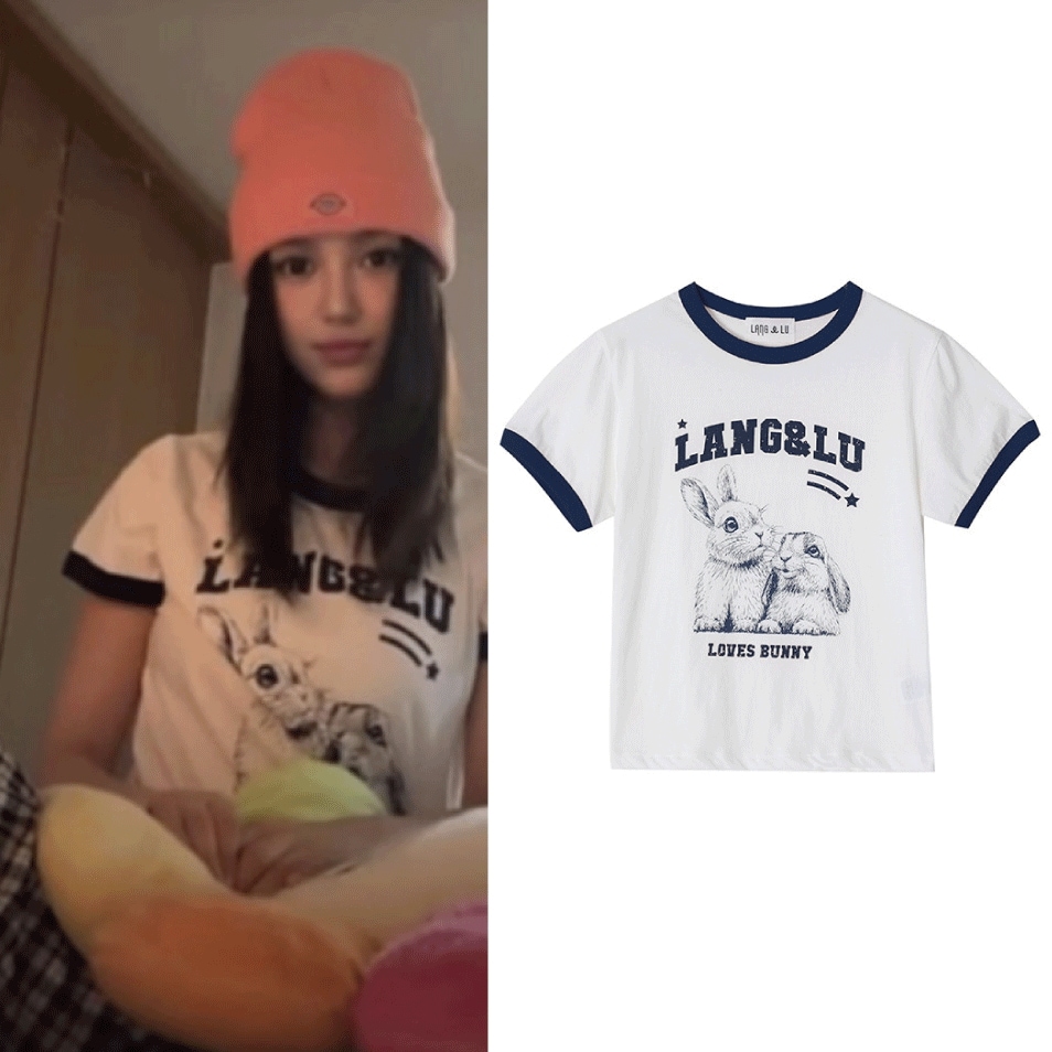 NEW JEANS Daniel着用 LOVES BUNNY T-Shirts_WHITE 6,850円